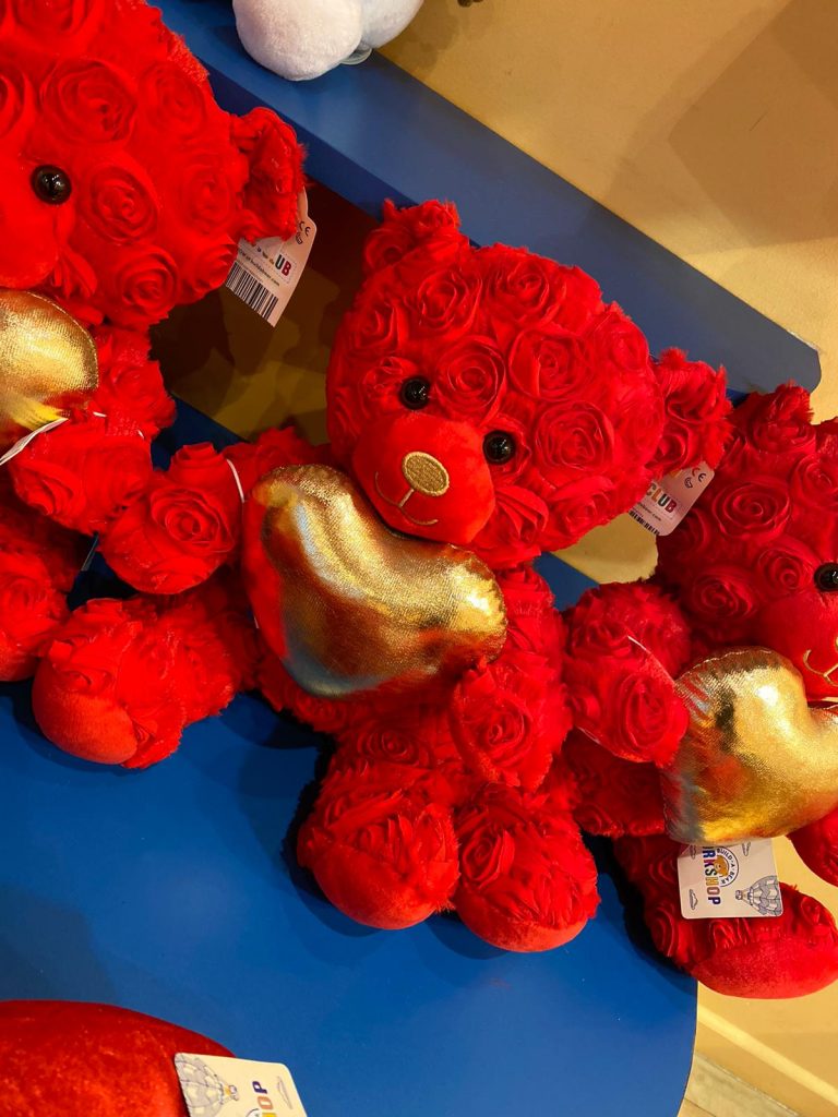 build a bear red roses bear